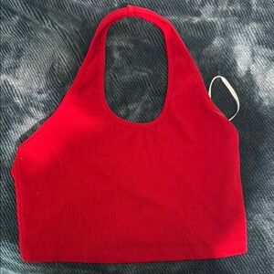 Red Women's Halter Top